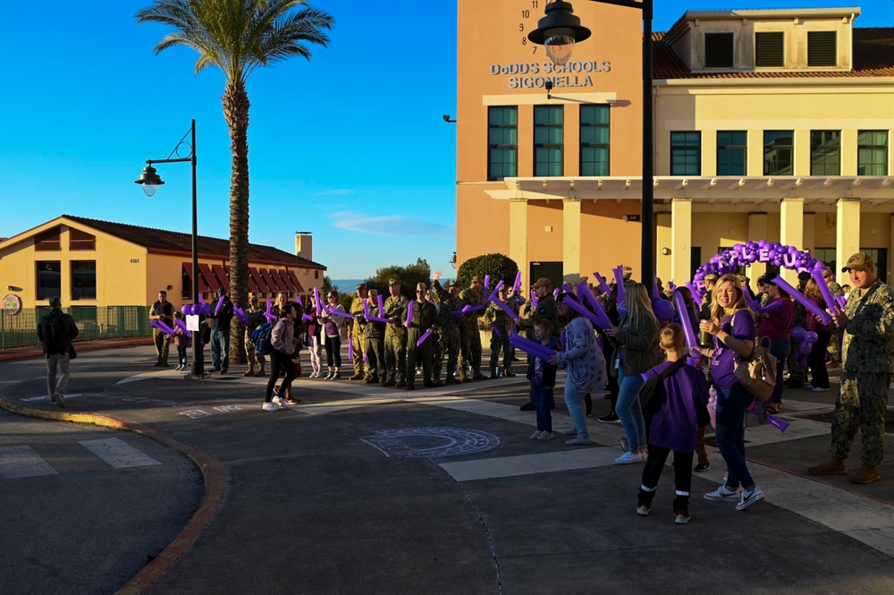 NAS Sigonella celebrates Purple Up Day