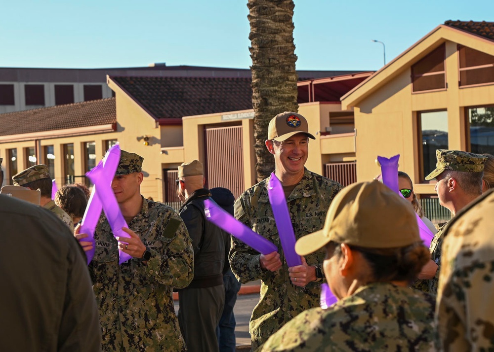 NAS Sigonella celebrates Purple Up Day