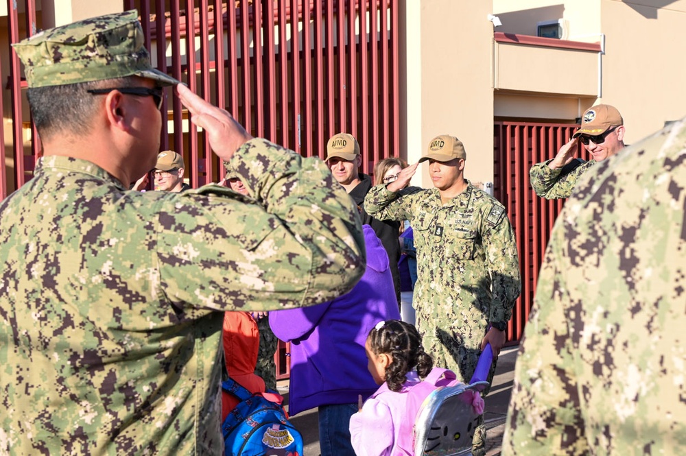 NAS Sigonella celebrates Purple Up Day