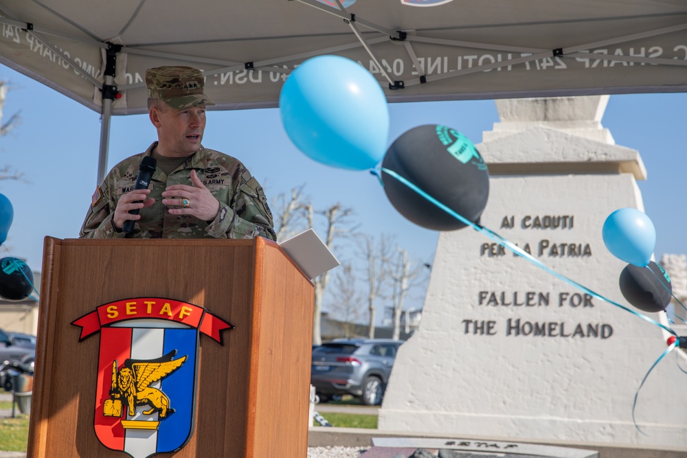 Major General Wasmund Speaks at the 2023 Sexual Awareness and Prevention Month Ceremony