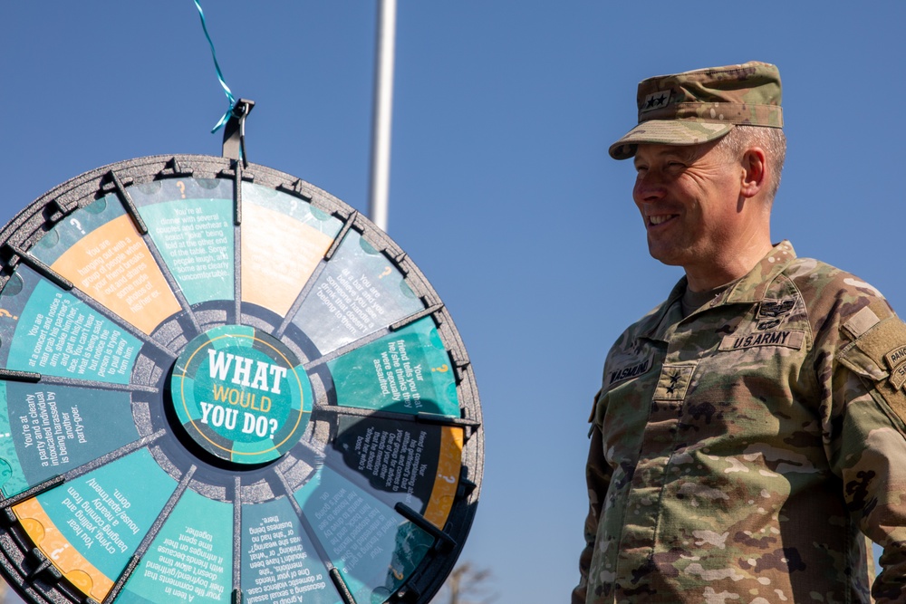 Major General Wasmund Speaks at the 2023 Sexual Awareness and Prevention Month Ceremony