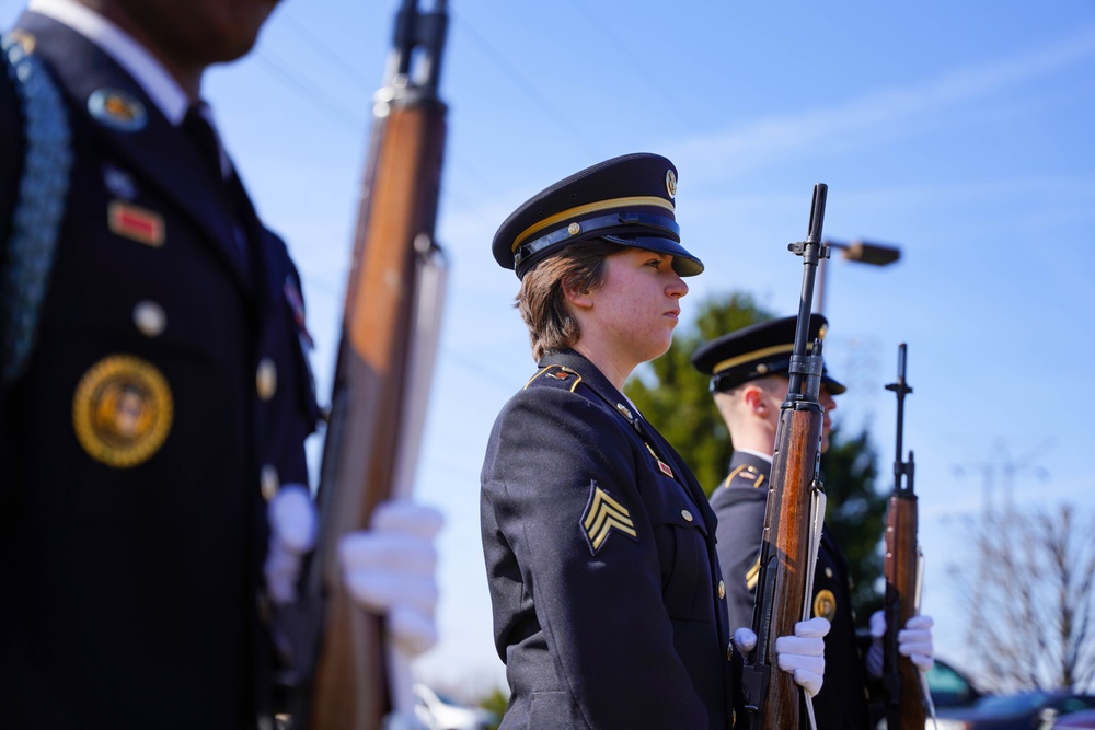 Indiana's Honor Guard Performs Military Funeral Honors