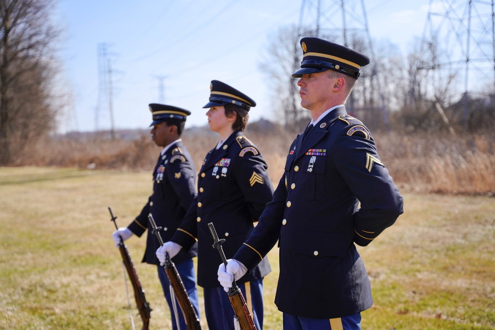 Indiana Honor Guard Performs Military Funeral Honors