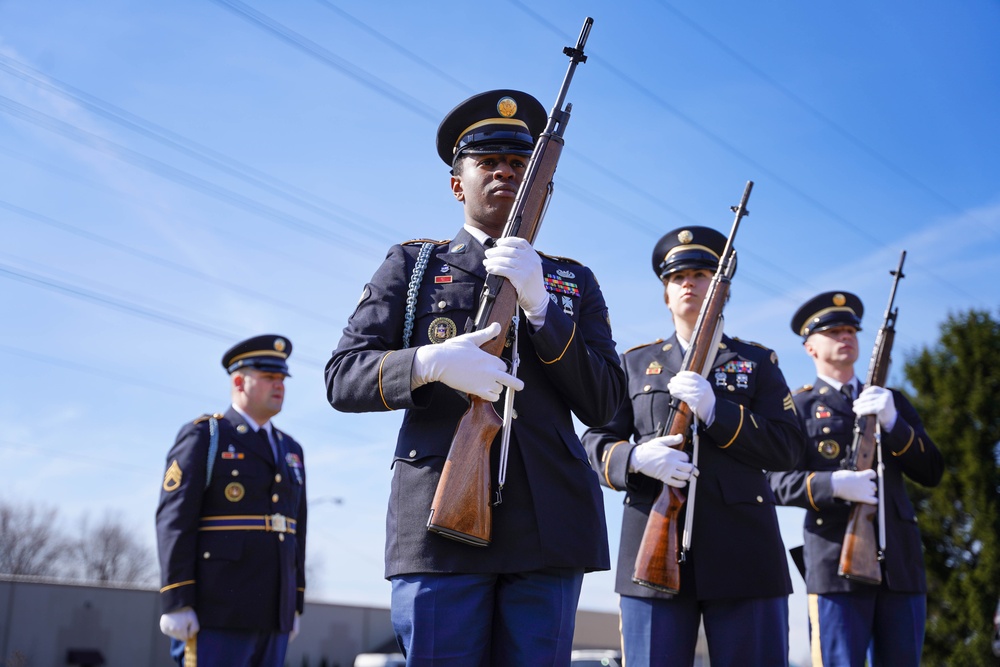 Indiana Honor Guard Performs Military Funeral Honors