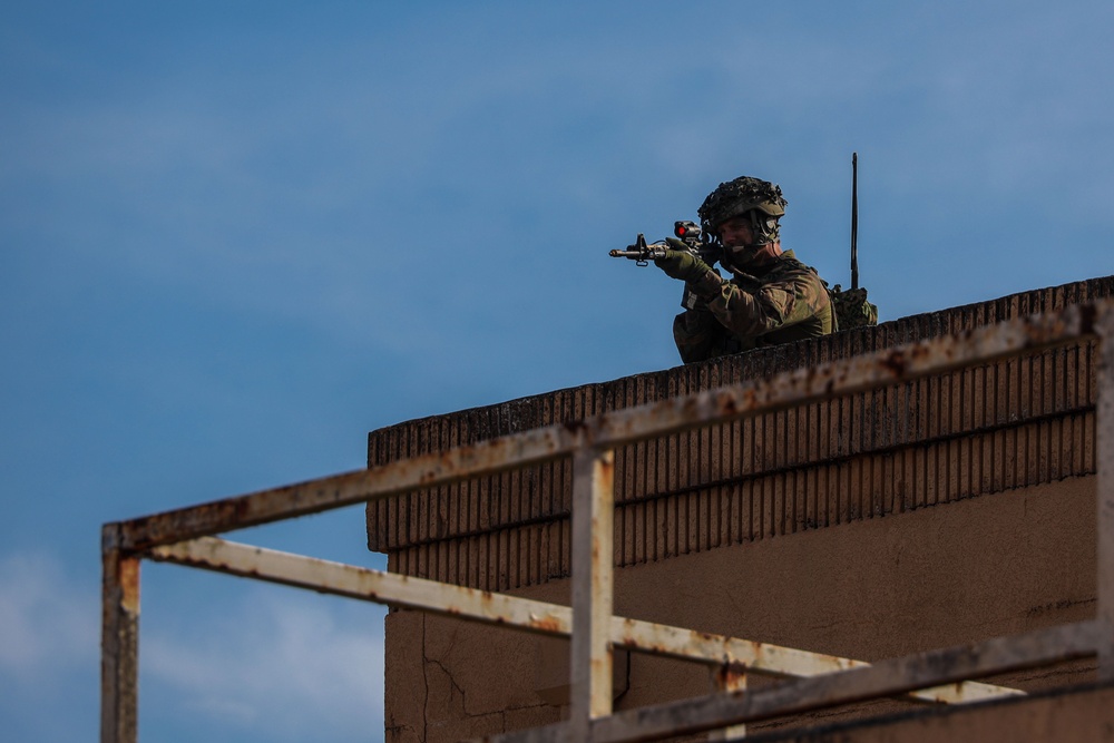 Dutch Marines Conduct Military Operations in Urban Terrain Training