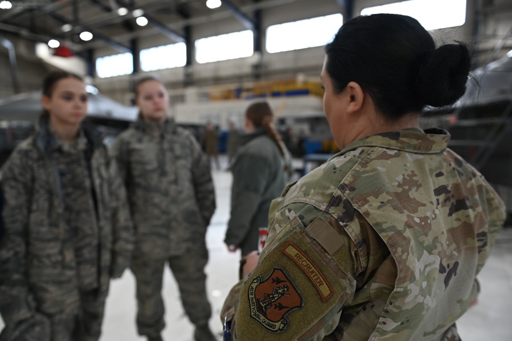 Junior ROTC Tours 148th Fighter Wing