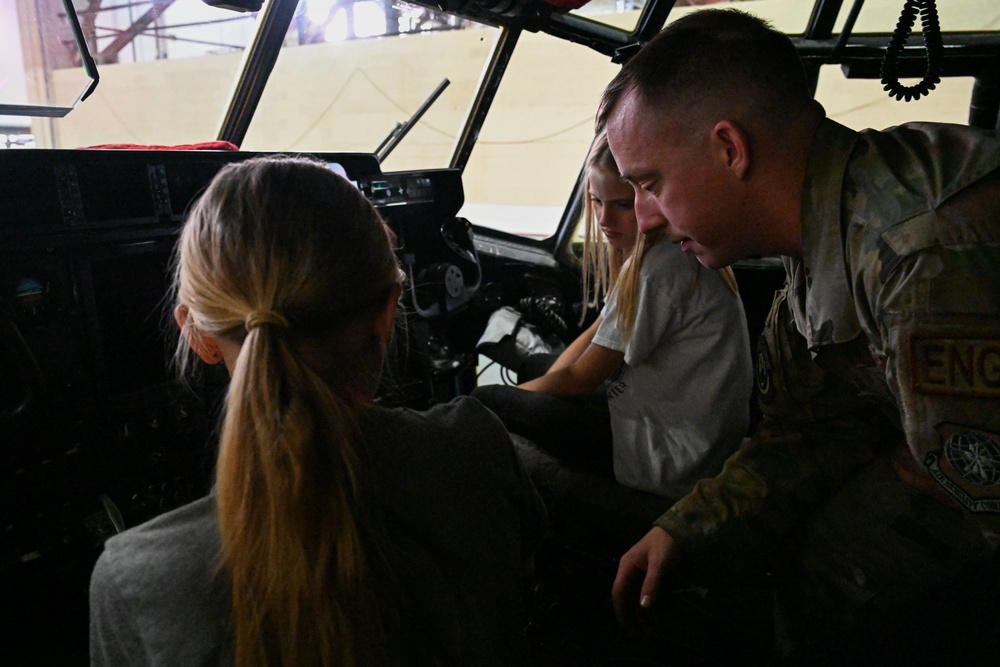 STARBASE students visits TLR's flightline