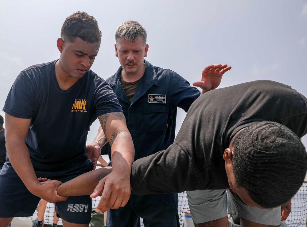 DVIDS - Images - USS Milius (DDG 69) Conducts Security Reaction Force ...