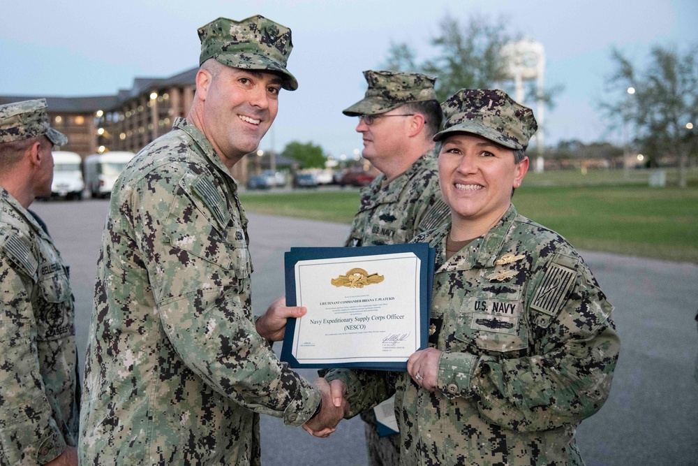 LCDR Platukis Receives 5th Warfare Pin