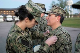 LCDR Platukis Receives 5th Warfare Pin