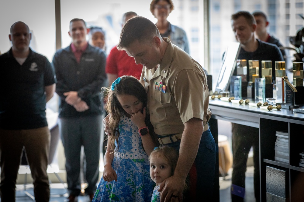 Lt. Col. Gray Promotion Ceremony