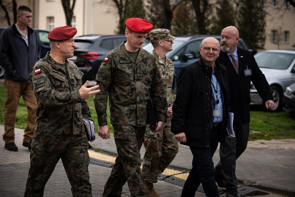 EUCOM, USAREUR-AF Leaders Visit Camp Kościuszko