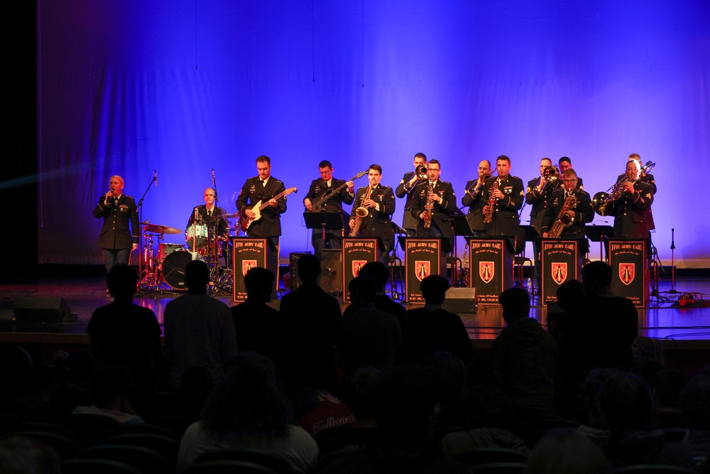 77th Army Band Concert at Cache High School