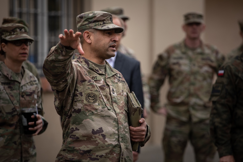 EUCOM, USAREUR-AF Leaders Visit Camp Kościuszko