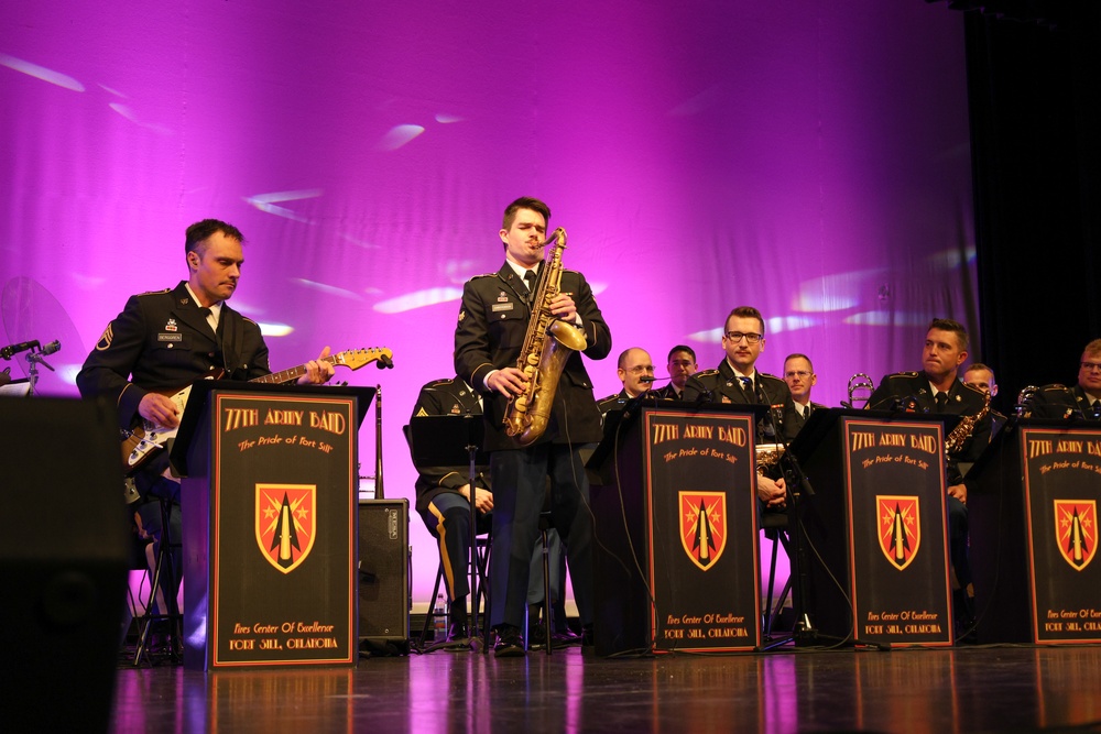 77th Army Band Concert at Cache High School