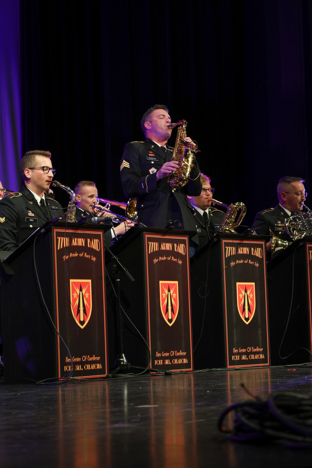 77th Army Band Concert at Cache High School