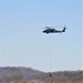 Wisconsin Army National Guard UH-60 Black Hawk crew holds 2023 Bambi bucket training at Fort McCoy