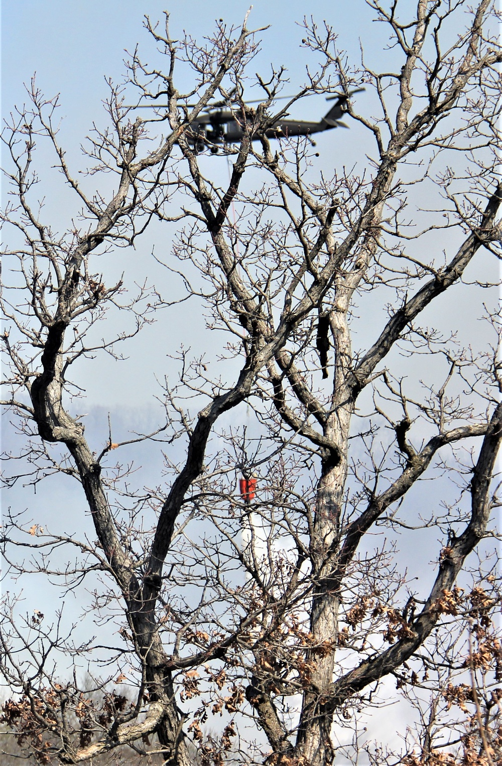 Wisconsin Army National Guard UH-60 Black Hawk crew holds 2023 Bambi bucket training at Fort McCoy