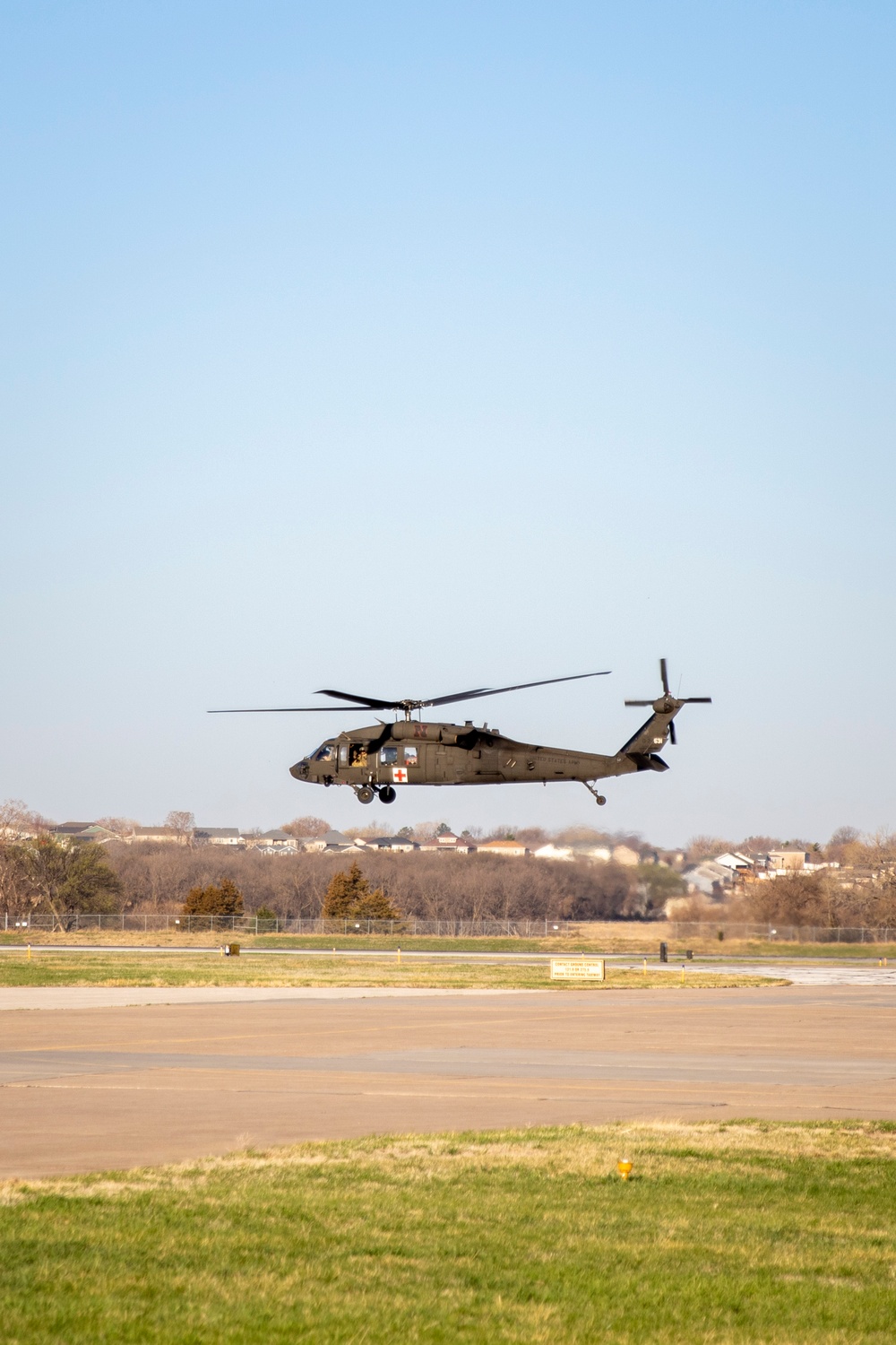 Nebraska UH-60 Blackhawks depart for wildfire response support