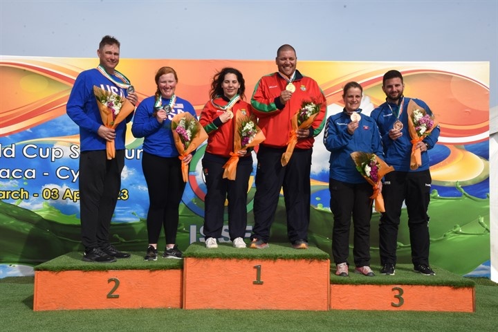 US Shotgun Team Wins Silver Medal in Cyprus