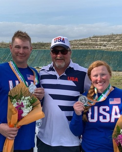 U.S. Army Soldiers Win Silver Medal in Trap Mixed Team at Cyprus World Cup