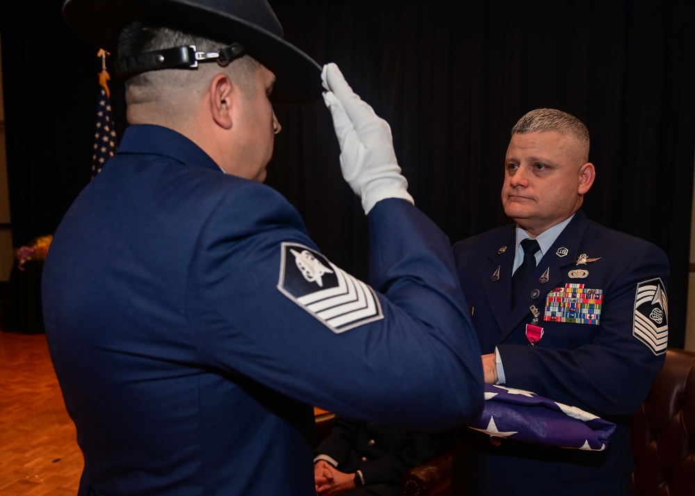 Chief Master Sgt. Andrew Ming Retires After 26 Years of Service