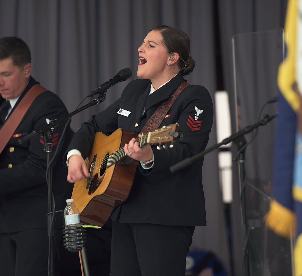 US Navy Band Country Current Performs at Lothian Elementary School