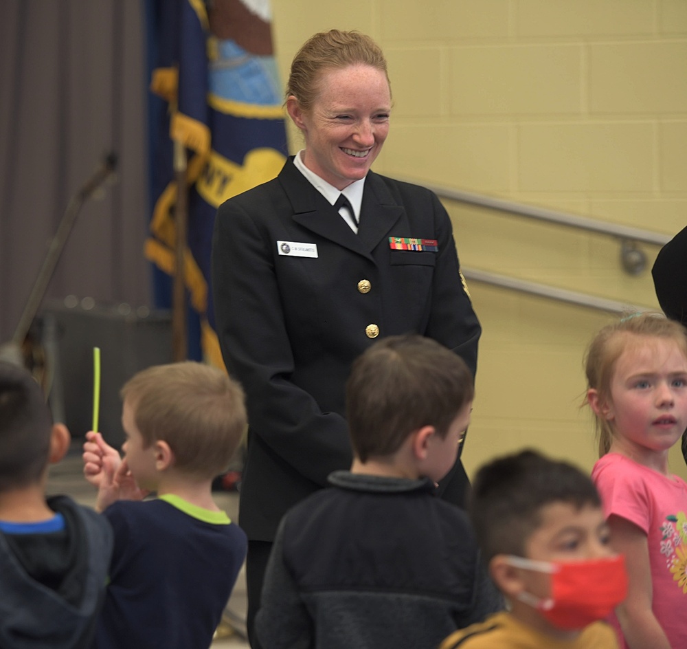 US Navy Band Country Current Performs at Lothian Elementary School