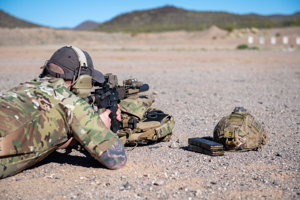 306th Rescue Squadron pararescuemenrefine weapons marksmanship