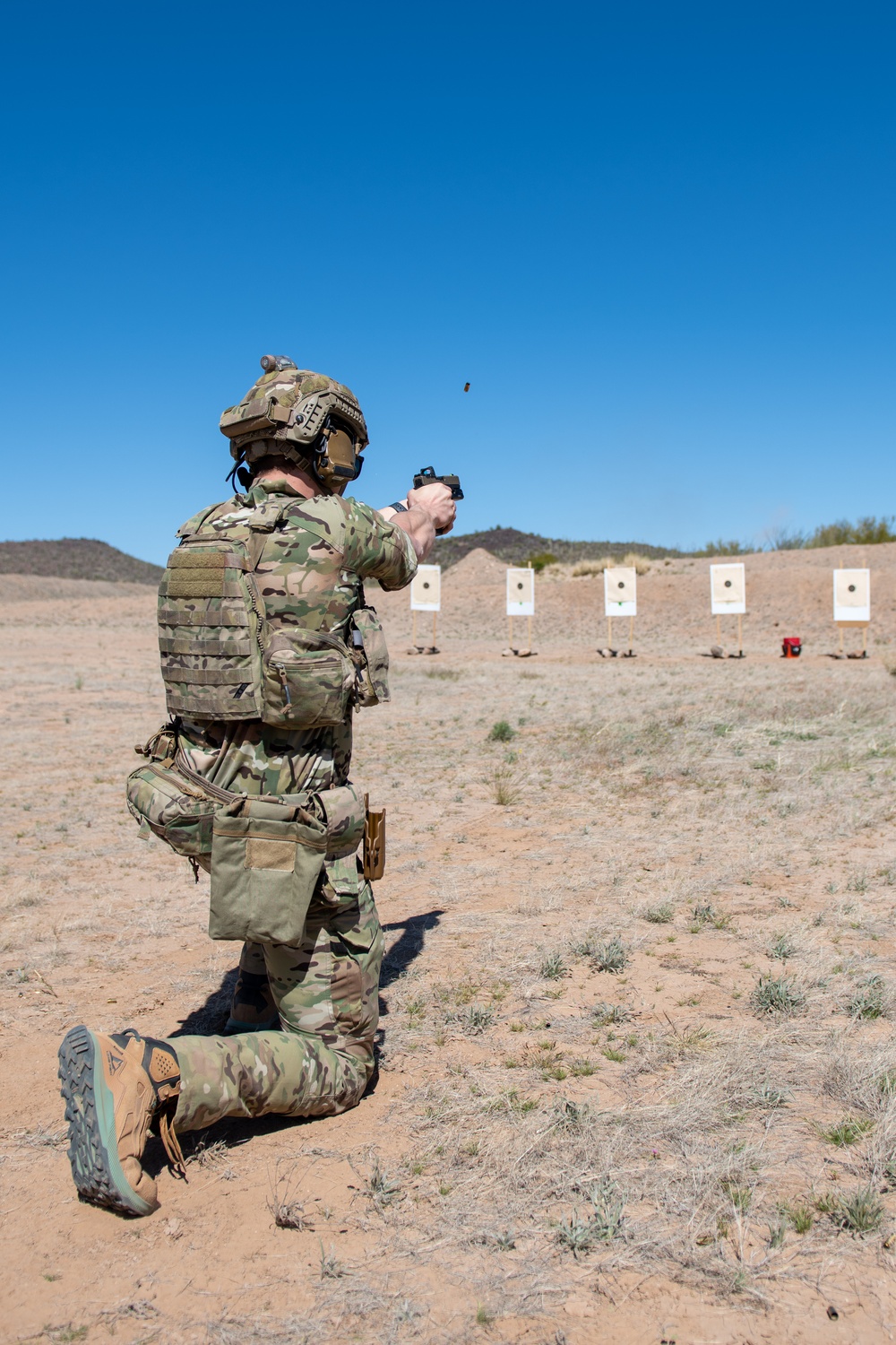 306th Rescue Squadron pararescuemen refine weapons marksmanship