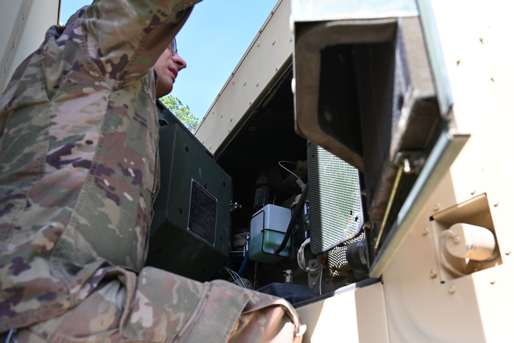 80th CMD JB MDL Fort Dix-Hanover Lake Water Purification Site Conduction Water Purification Training. 12 MARCH 2023