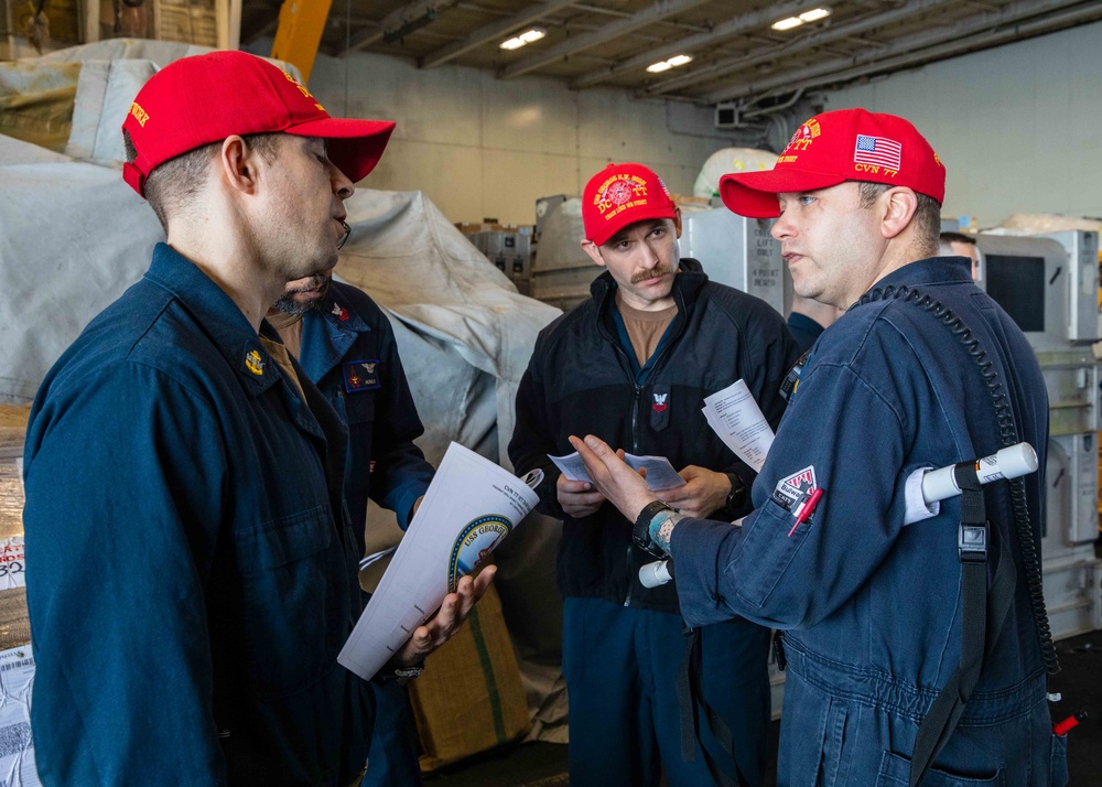 Daily Operations Onboard USS George H.W. Bush (CVN 77)