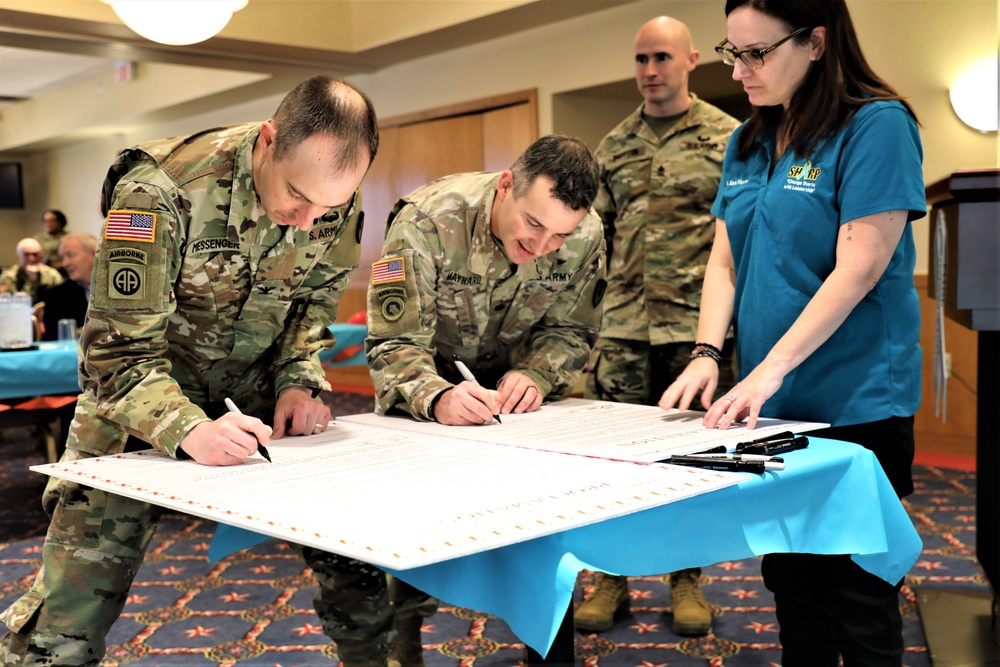 Fort McCoy observes four April monthly observances with proclamation signings by installation leaders