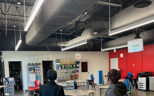 Washoe County School District Trustee visits STARBASE Sierra