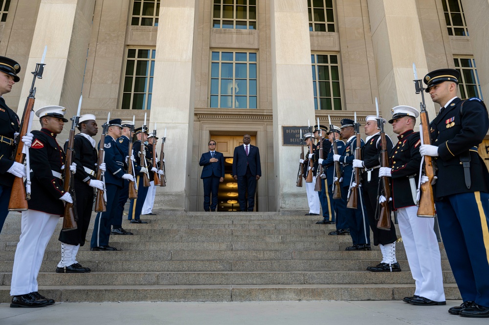 SECDEF Hosts Philippine Officer in Charge of the Department of National Defense