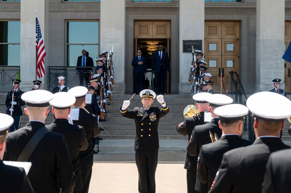 SECDEF Hosts Philippine Officer in Charge of the Department of National Defense