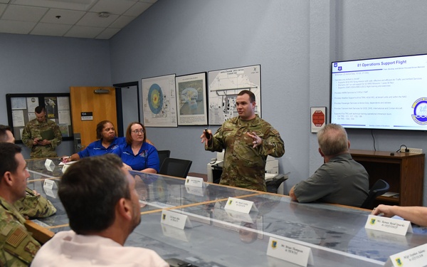 81st TRW commander visits Wing Staff Agencies