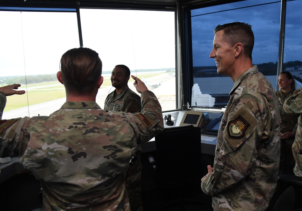 81st TRW commander visits Wing Staff Agencies