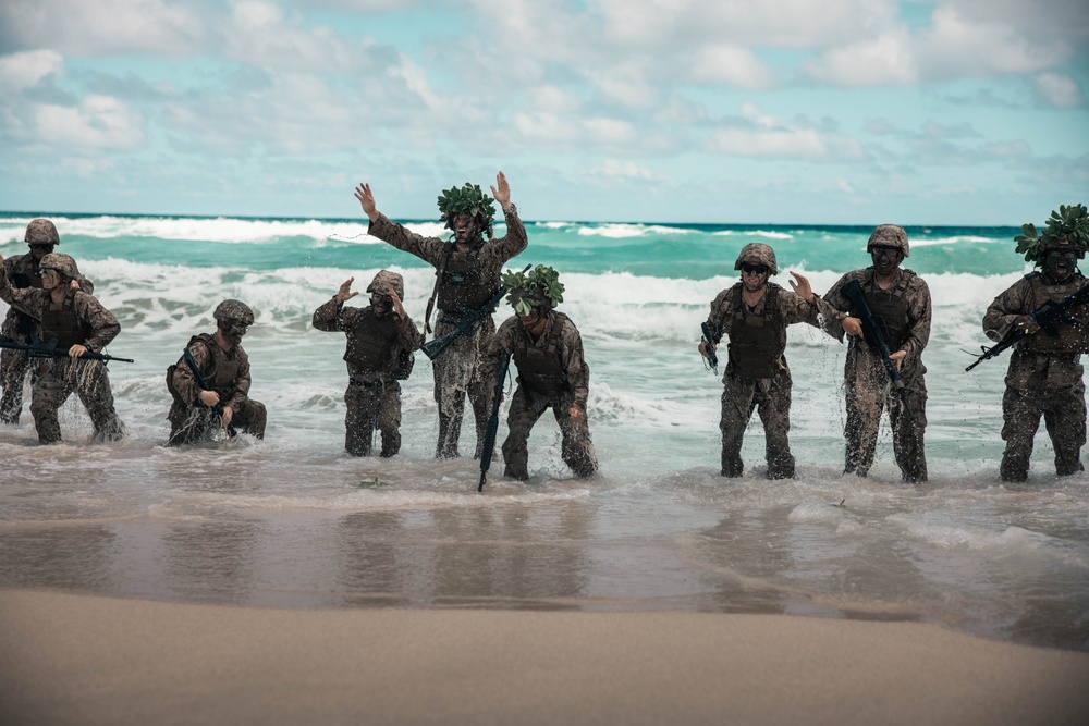 MCAS Corporals Course 2-23 Beach Assault