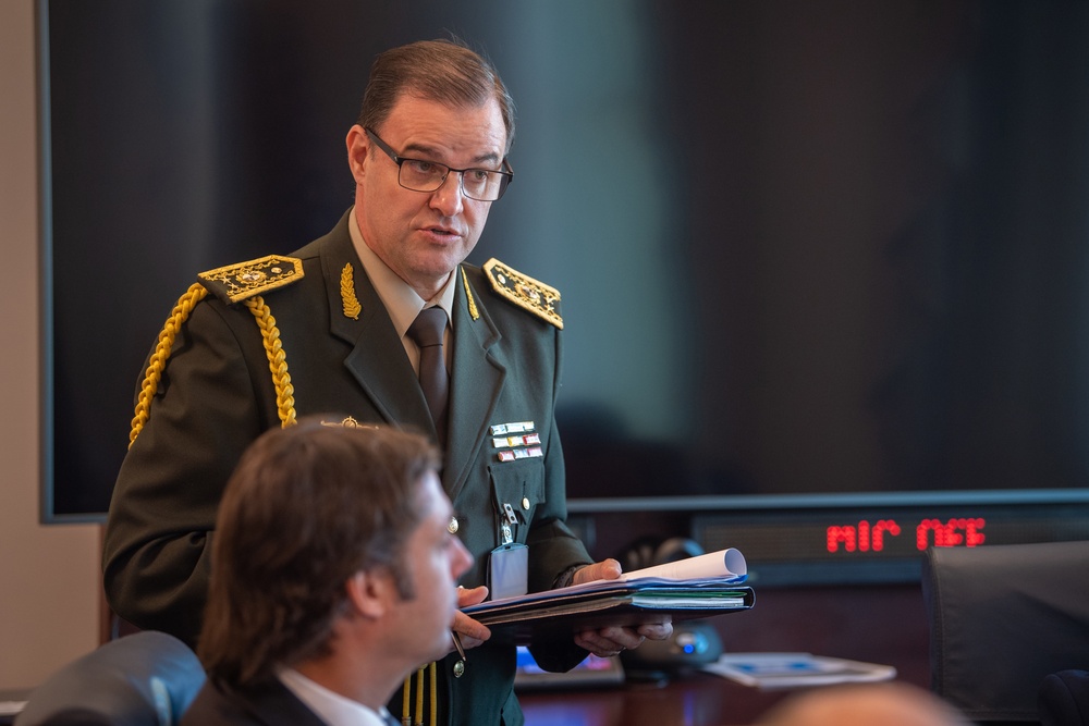 Under Secretary of the Army Office Call with Uruguayan Minister of Defense