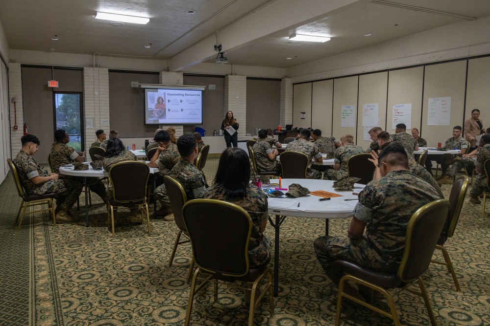 Combat Logistics Regiment 17 attends an Individual Readiness PME