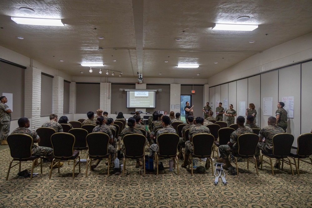 Combat Logistics Regiment 17 attends an Individual Readiness PME