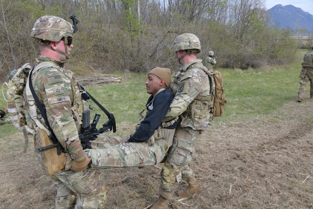 Medevac Training, Osoppo 12 April 2023