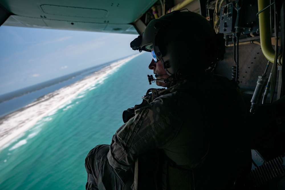 8th SOS Conducts Training Flight on CV-22 Osprey