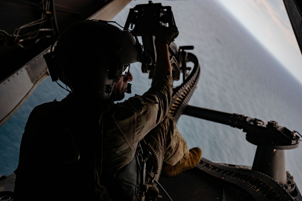 8th SOS Conducts Training Flight on CV-22 Osprey