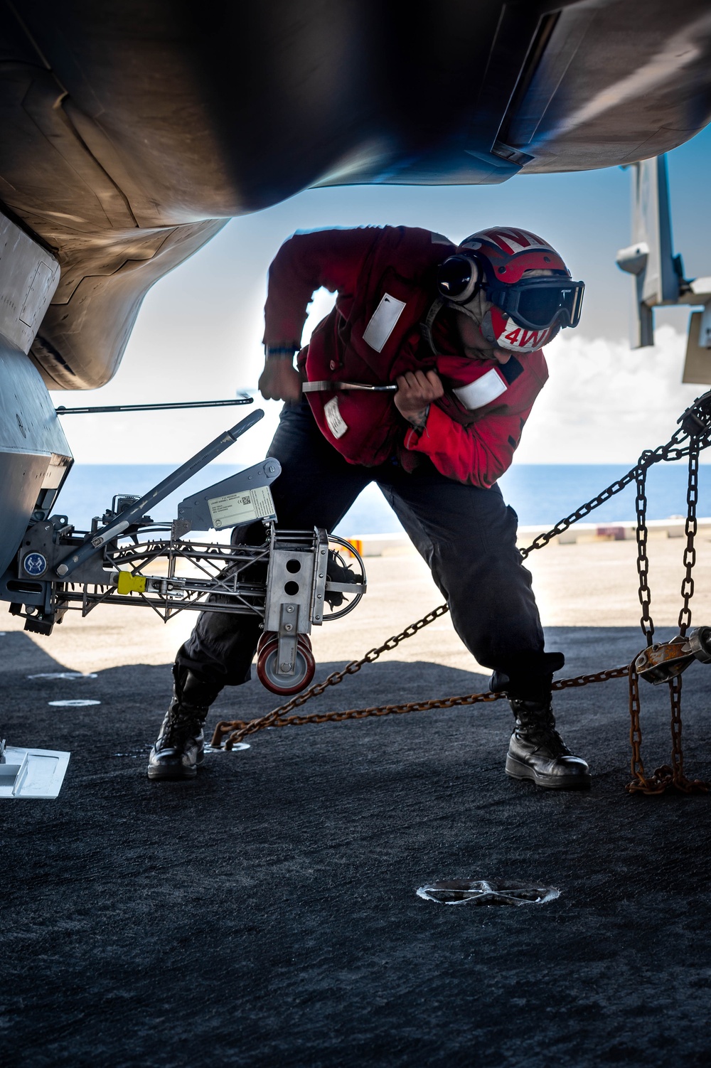 USS Carl Vinson (CVN70) Conducts Daily Operations on the Flight Deck