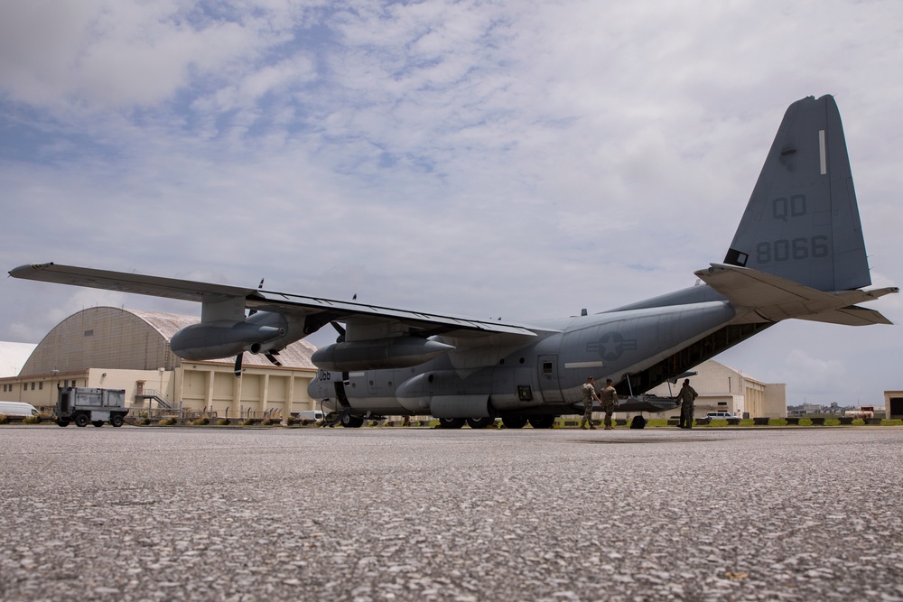 Headline: Always on the Move; VMGR-152 Trains with HIMARS!