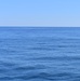 Coast Guard officer candidates view dolphin pod aboard USCGC Eagle while underway in the Atlantic Ocean