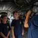 Cub Scouts tour a C-17