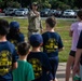 Cub Scouts tour a C-17